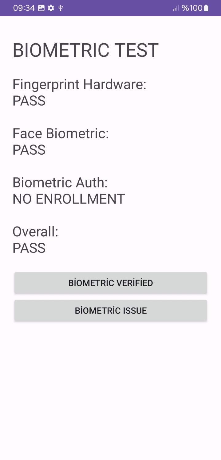 Biometric Verification